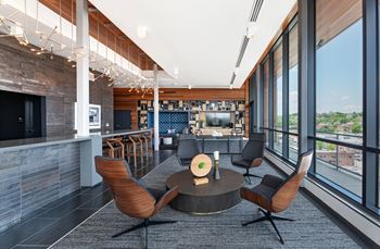 Clubhouse/resident lounge with panoramic views